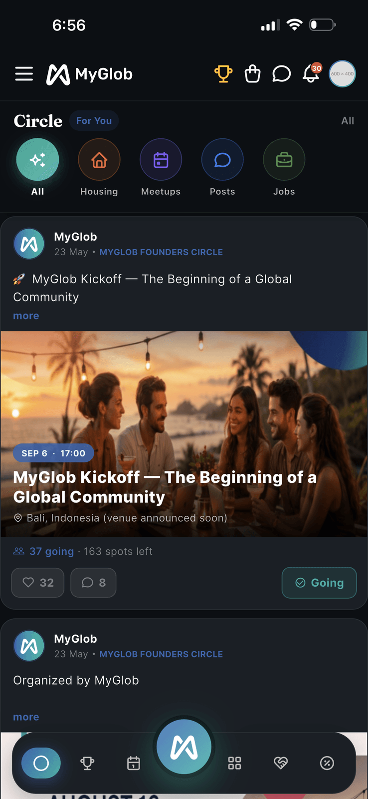 Circle Feed