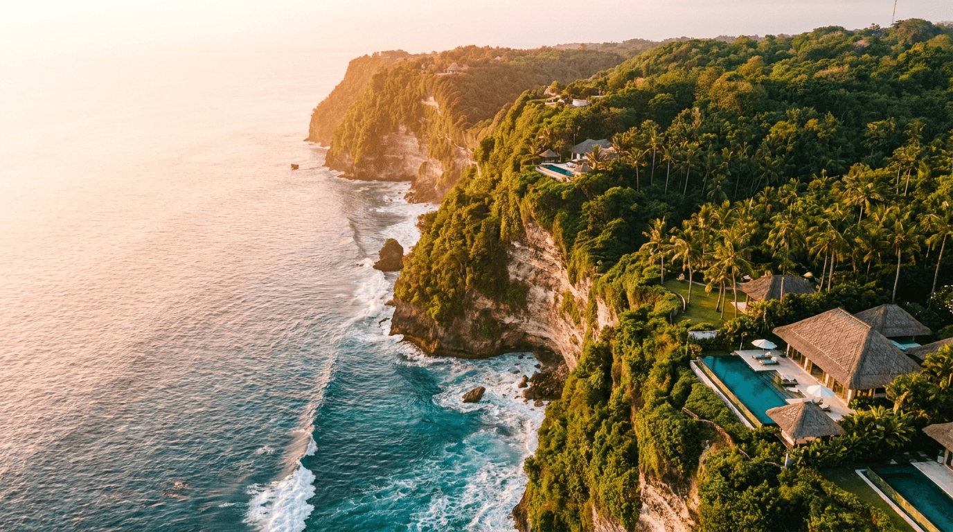 Bali coastline